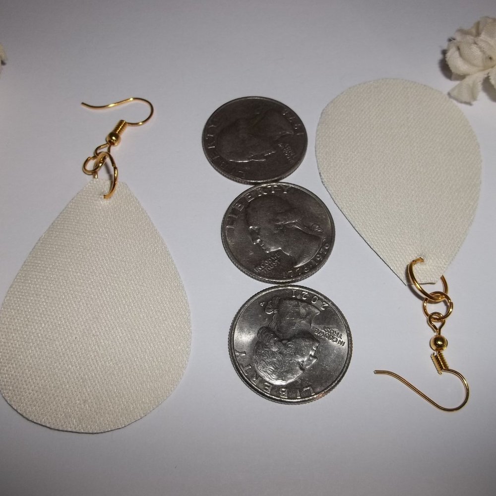 Gold Sparkle Statement Earrings Teardrop Oversized Party Chic Woman Dangle C056 - Picture 3 of 6